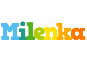 Milenka rainbows logo