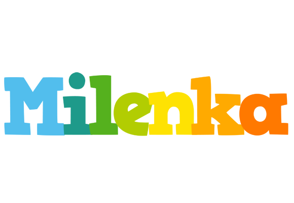 Milenka rainbows logo