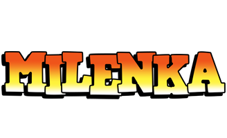 Milenka sunset logo