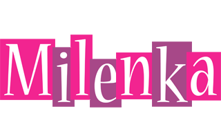 Milenka whine logo