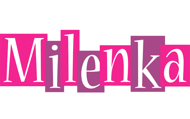Milenka whine logo
