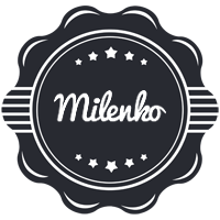 Milenko badge logo