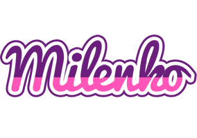 Milenko cheerful logo