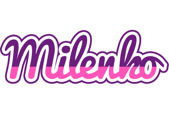 Milenko cheerful logo