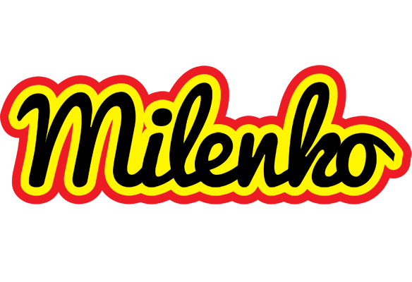 Milenko flaming logo