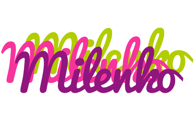 Milenko flowers logo