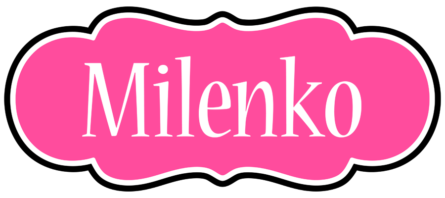 Milenko invitation logo