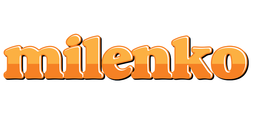 Milenko orange logo