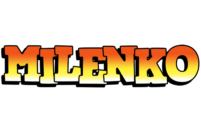 Milenko sunset logo