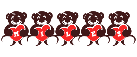 Miles bear logo