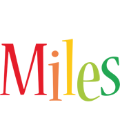 Miles birthday logo