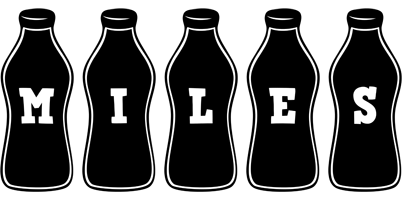 Miles bottle logo