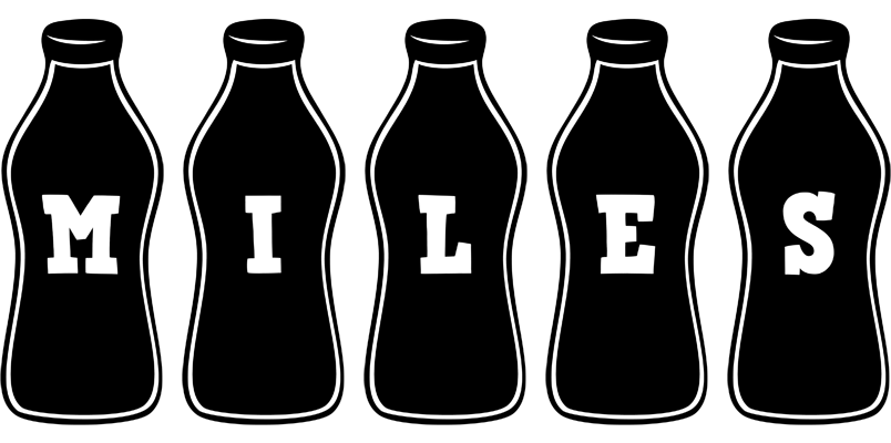 Miles bottle logo