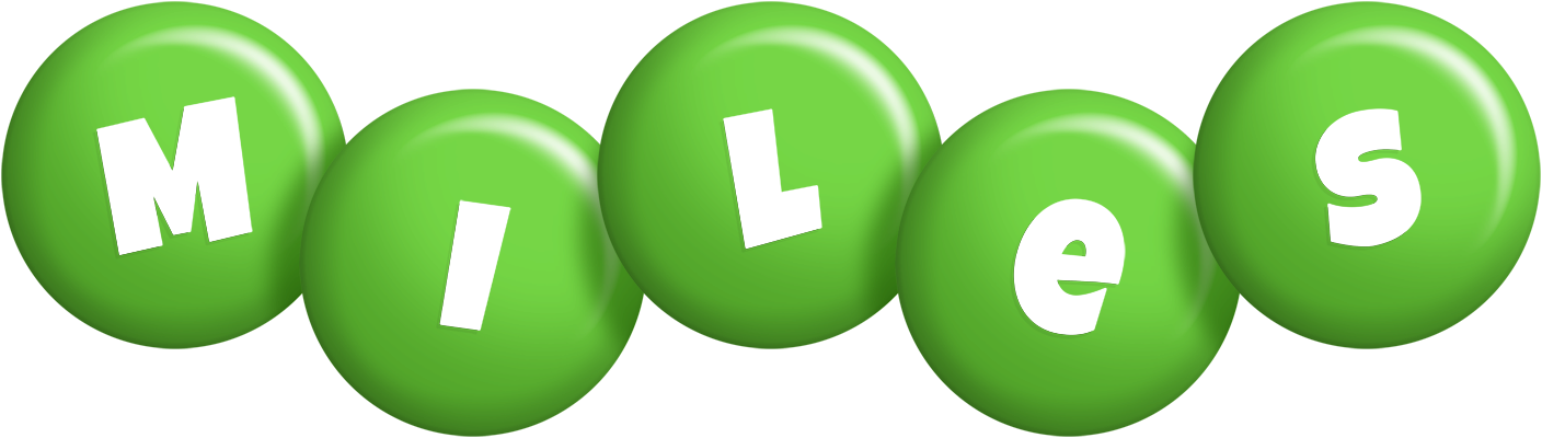 Miles candy-green logo