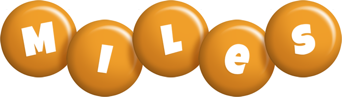 Miles candy-orange logo