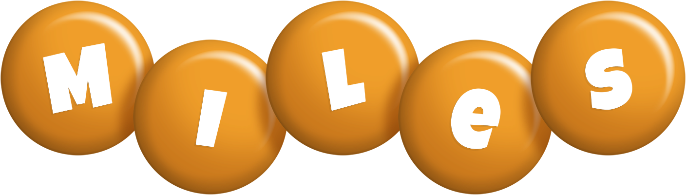 Miles candy-orange logo