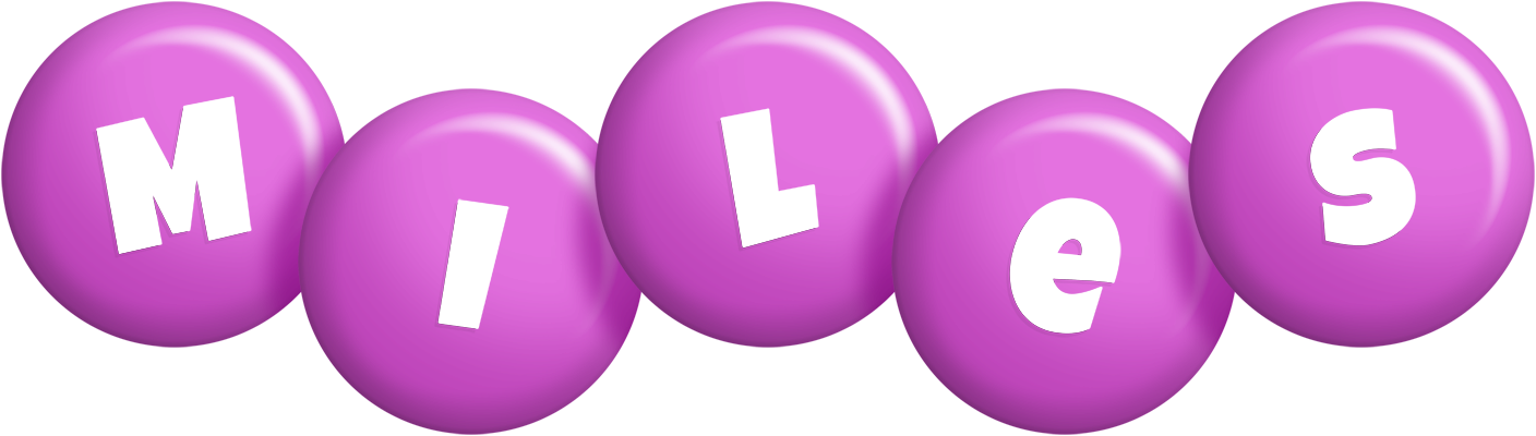 Miles candy-purple logo