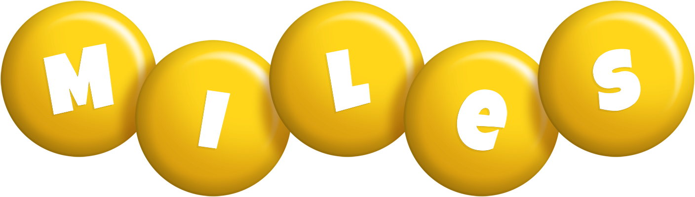 Miles candy-yellow logo