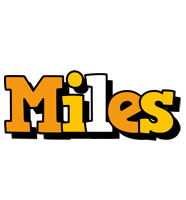 Miles cartoon logo