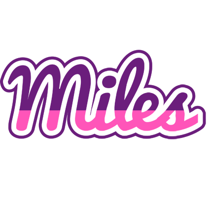 Miles cheerful logo