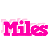 Miles dancing logo