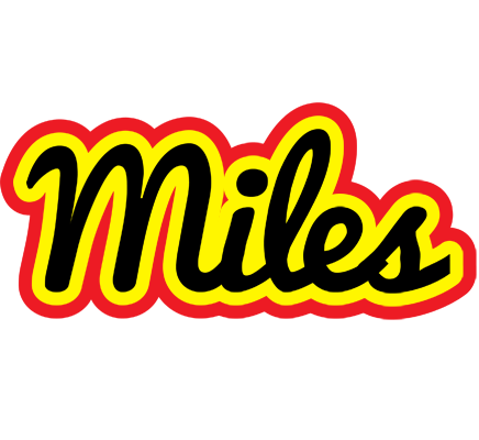 Miles flaming logo