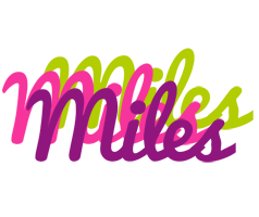 Miles flowers logo