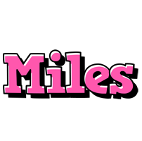 Miles girlish logo