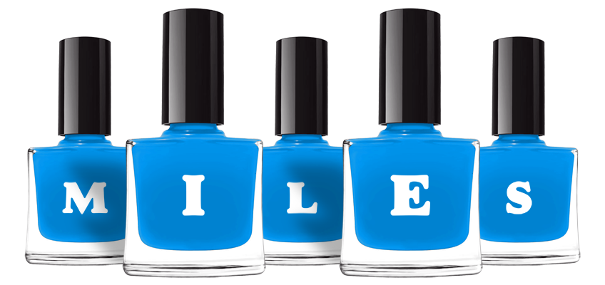 Miles glossy logo