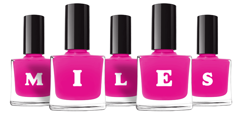 Miles nails logo