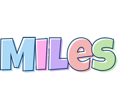 Miles pastel logo