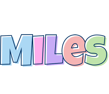 Miles pastel logo
