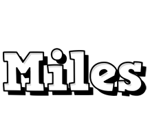 Miles snowing logo