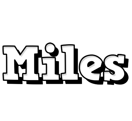 Miles snowing logo