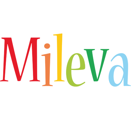 Mileva birthday logo