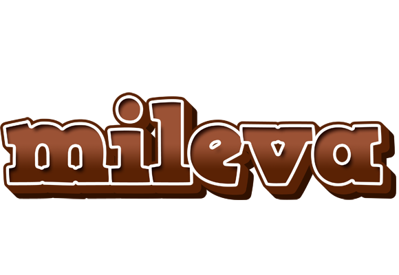 Mileva brownie logo
