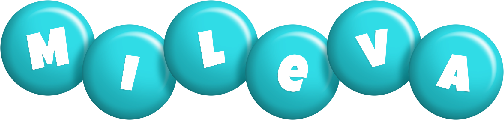Mileva candy-azur logo