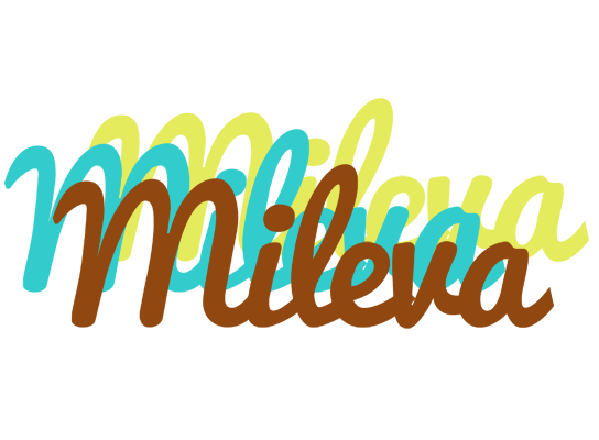 Mileva cupcake logo