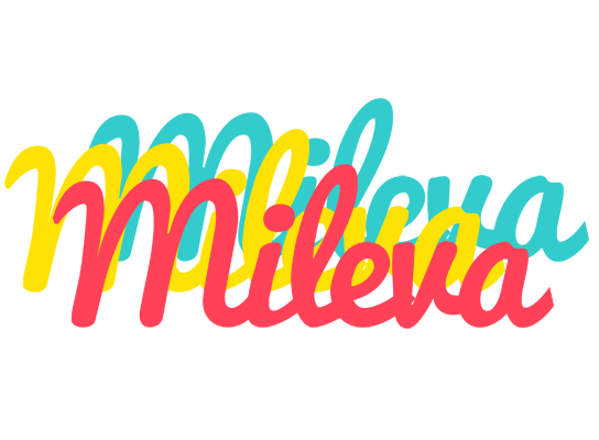 Mileva disco logo