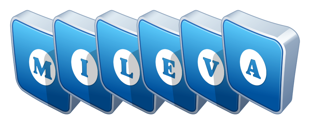 Mileva flippy logo