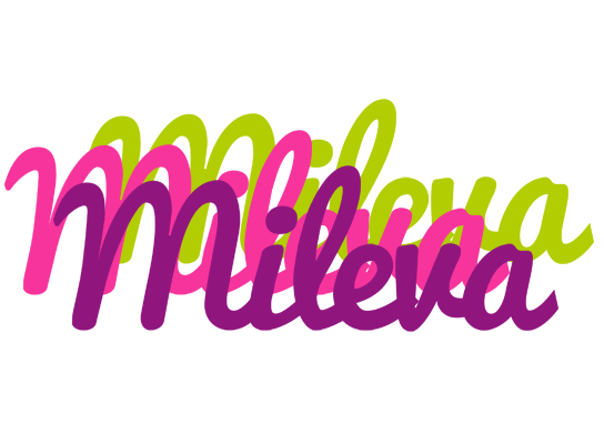 Mileva flowers logo