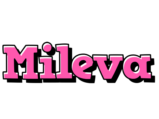 Mileva girlish logo