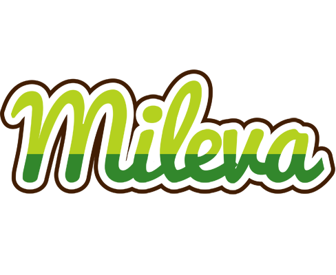 Mileva golfing logo