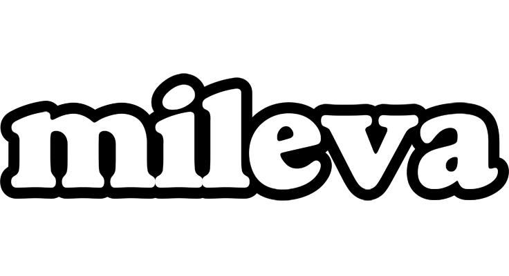 Mileva panda logo