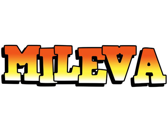 Mileva sunset logo