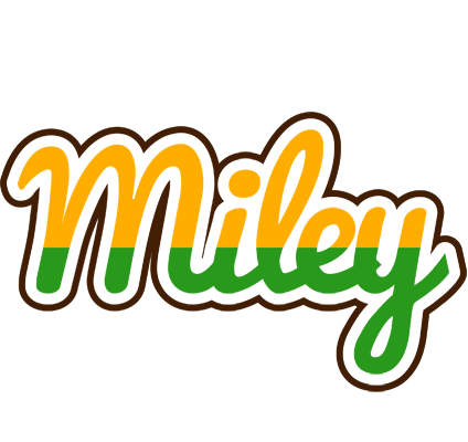 Miley banana logo