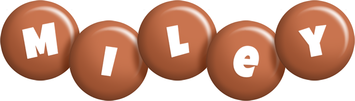 Miley candy-brown logo