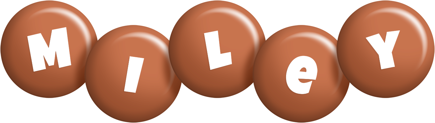Miley candy-brown logo