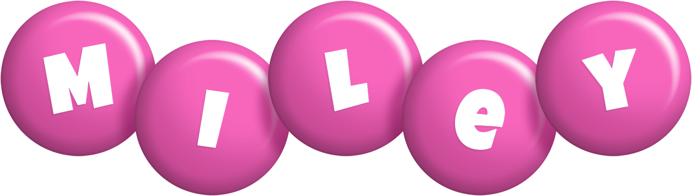 Miley candy-pink logo