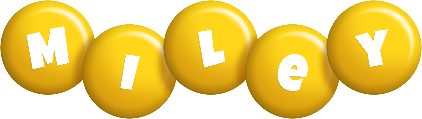 Miley candy-yellow logo
